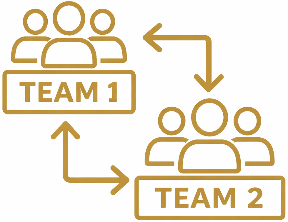 Two-team system rbn